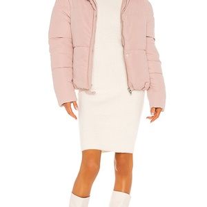 Aeryne Maisie Pink Puffer Jacket New With Tags